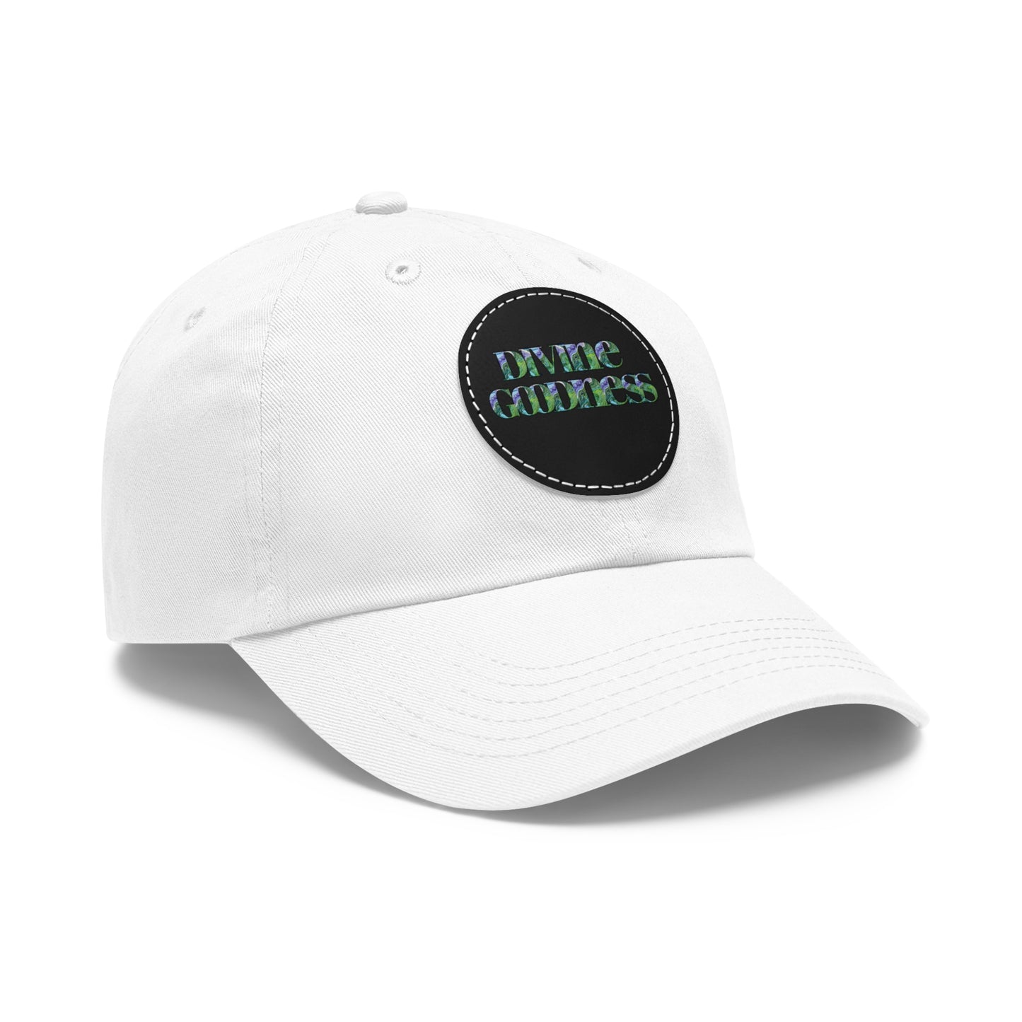 Divine Goodness Dad Hat with Leather Patch (Round)