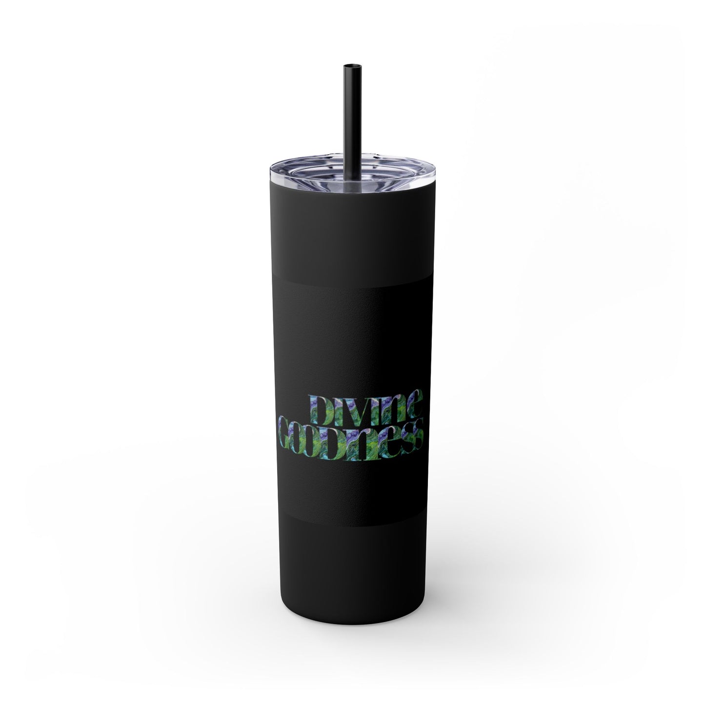 Divine Goodness Skinny Tumbler with Straw, 20oz