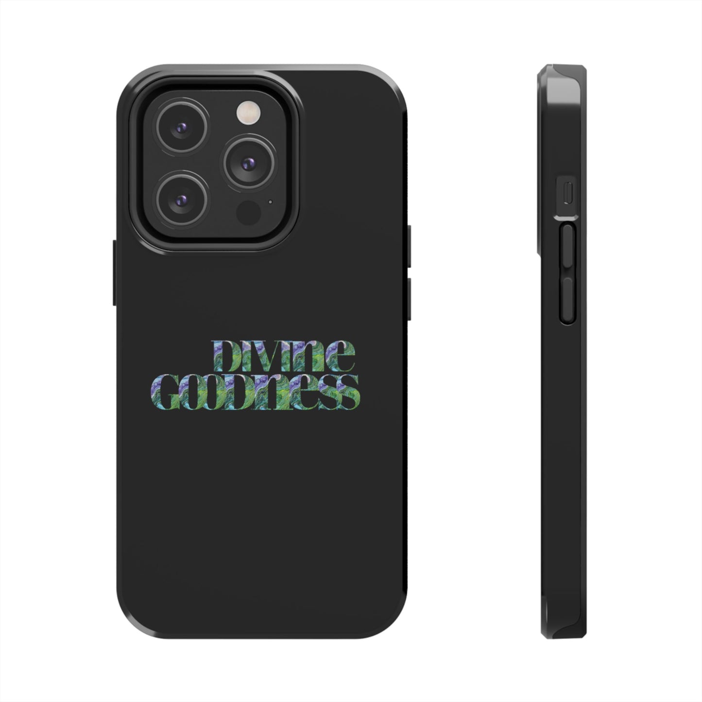 Divine Goodness Phone Cases Black