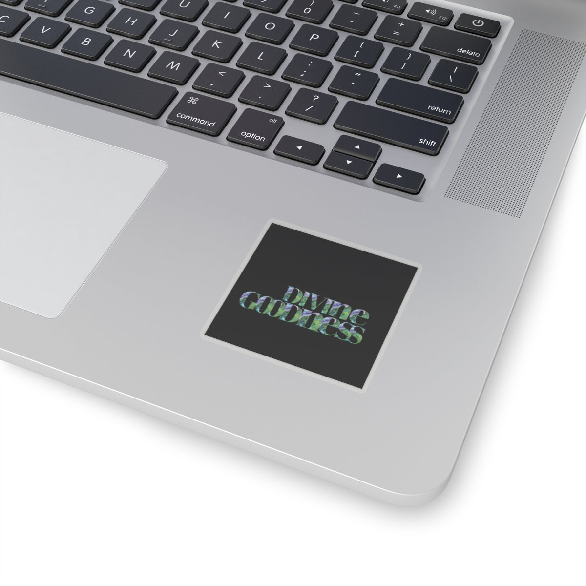 Divine Goodness Kiss-Cut Stickers Black