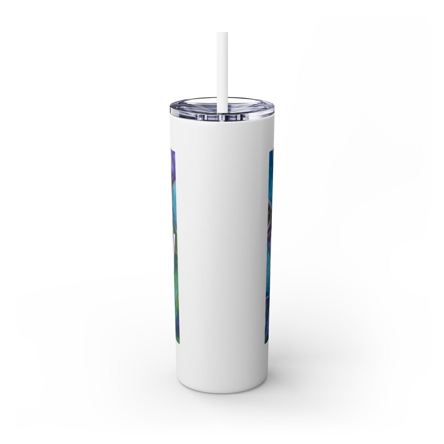 Ki-Tov Skinny Tumbler with Straw, 20oz