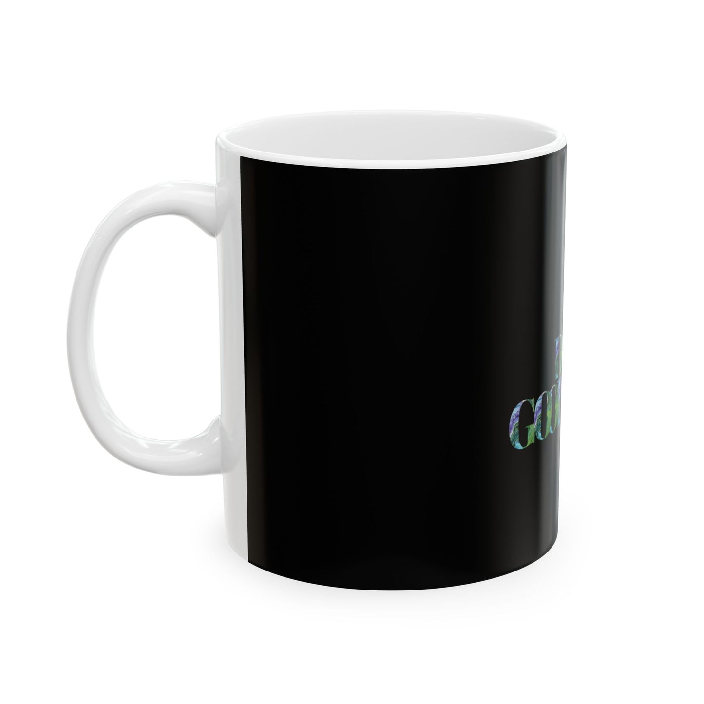 Divine Goodness Ceramic Mug Black 11oz