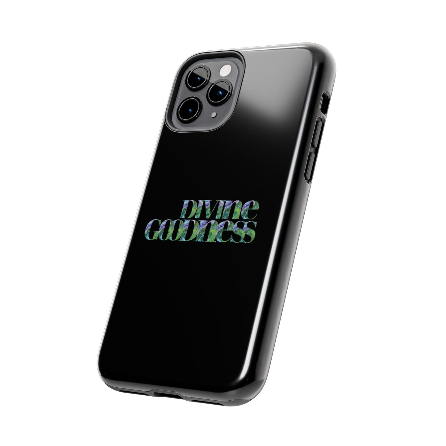 Divine Goodness Phone Cases Black