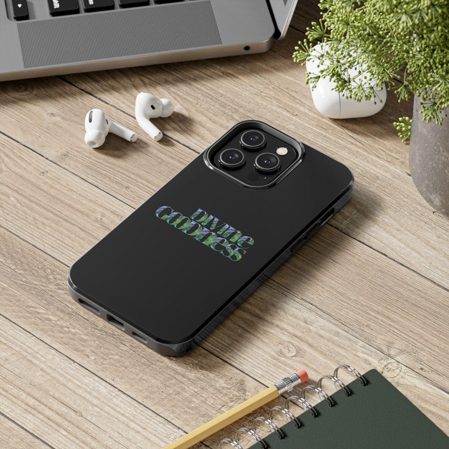Divine Goodness Phone Cases Black