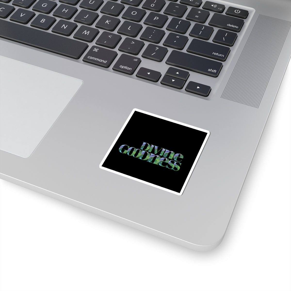 Divine Goodness Kiss-Cut Stickers Black