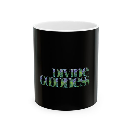 Divine Goodness Ceramic Mug Black 11oz