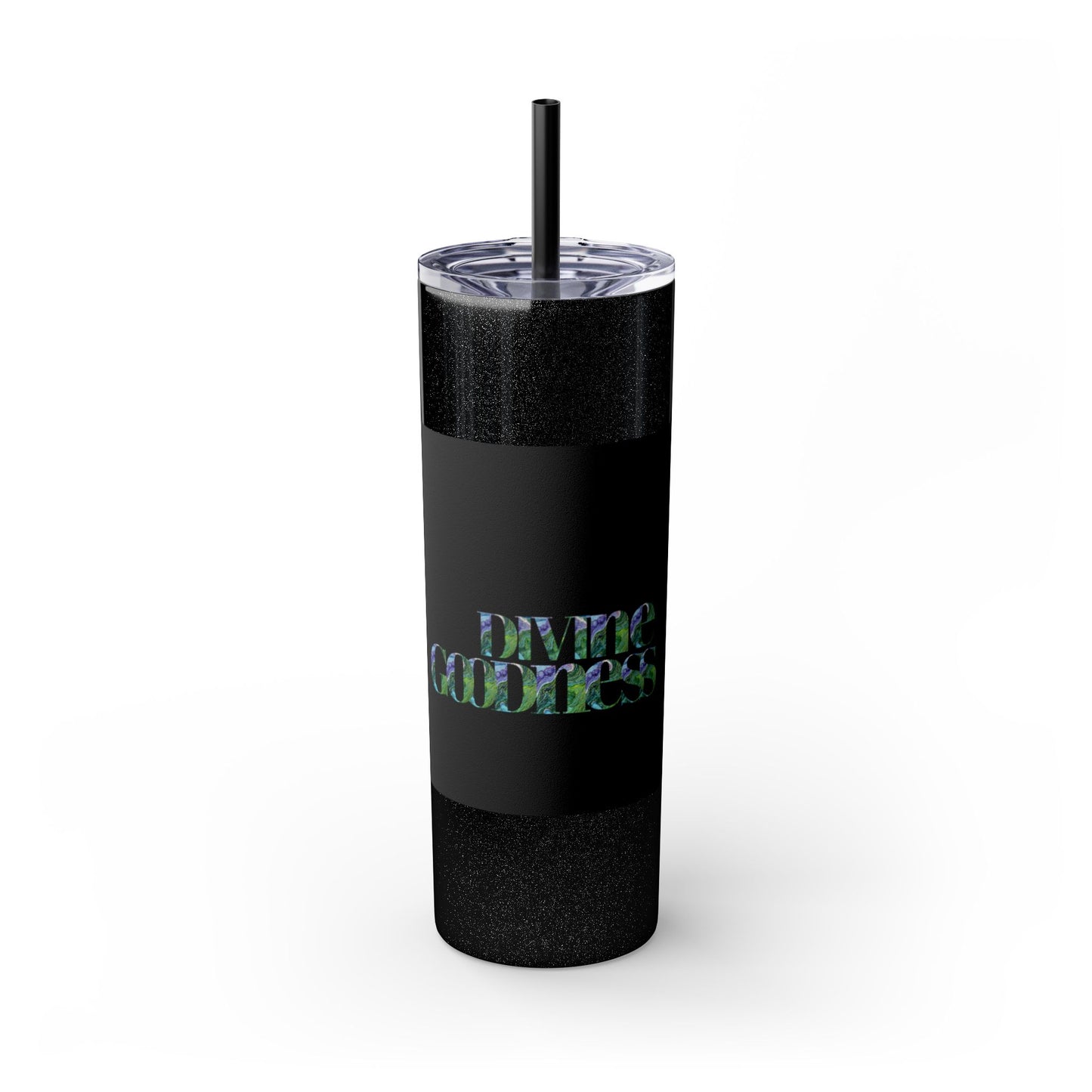 Divine Goodness Skinny Tumbler with Straw, 20oz