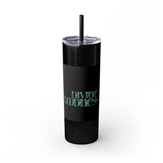 Divine Goodness Skinny Tumbler with Straw, 20oz