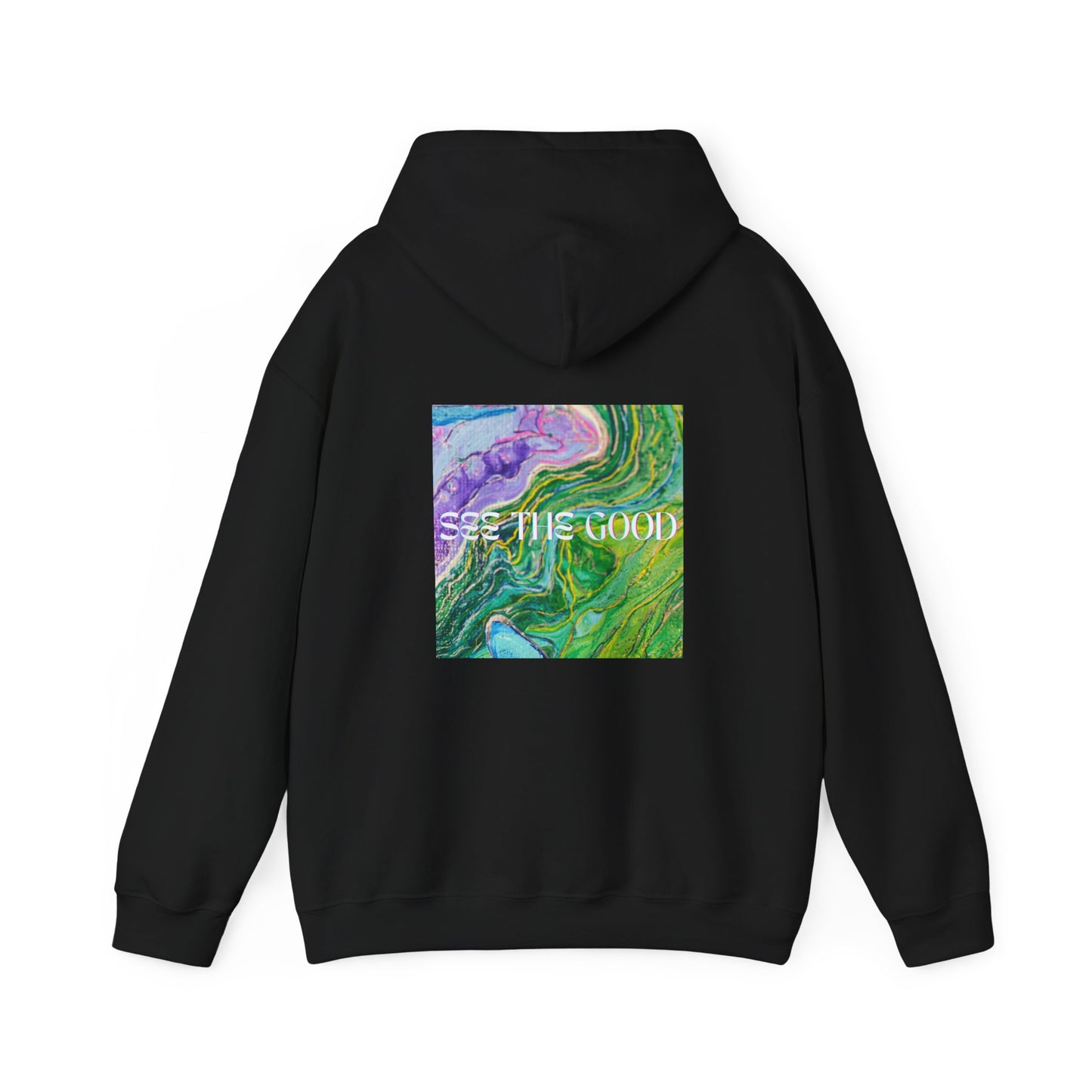 Ki-Tov Black Unisex Heavy Blend™ Hooded Sweatshirt