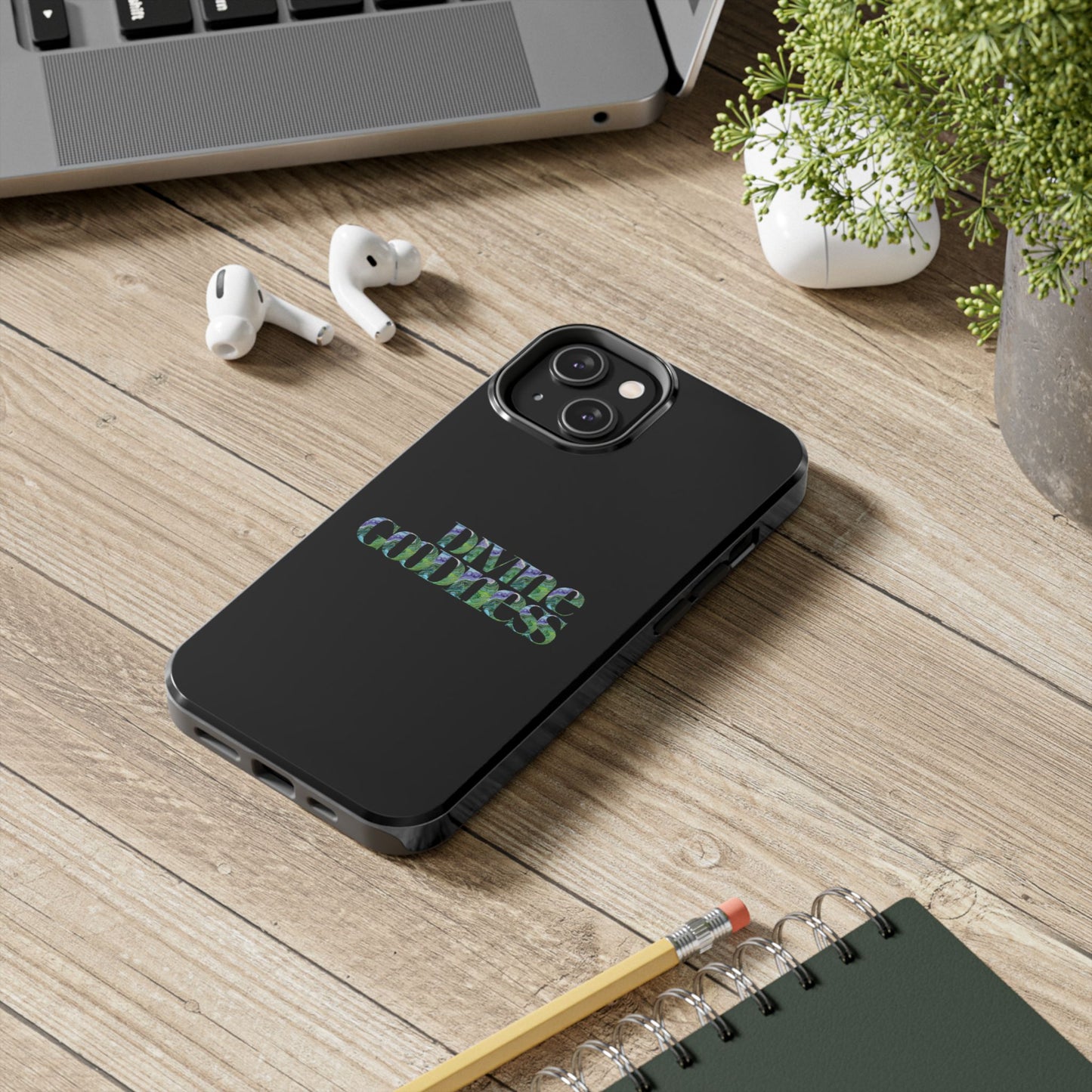 Divine Goodness Phone Cases Black