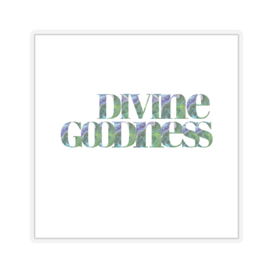 Divine Goodness Kiss-Cut Stickers White