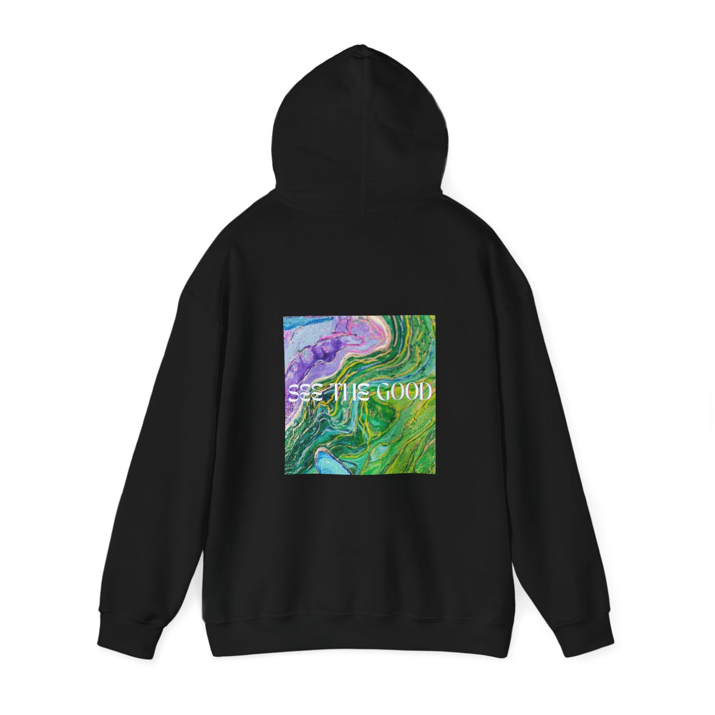 Ki-Tov Black Unisex Heavy Blend™ Hooded Sweatshirt