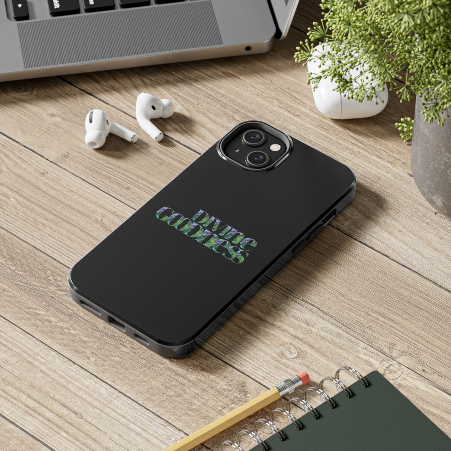 Divine Goodness Phone Cases Black